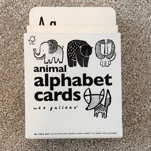 Wee Gallery Animal Alphabet Cards